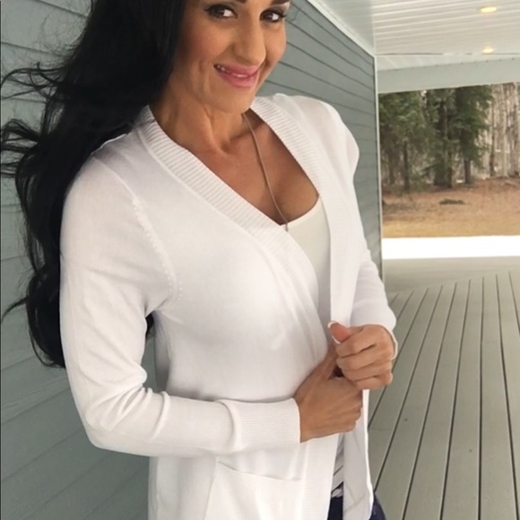 other Sweaters - NEW cozy solid white soft cardigan